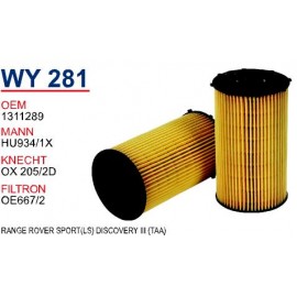 Wunder Yağ Filitresi - WY281 - ( Orj: 1311289 )