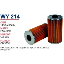 Wunder Yağ Filitresi - WY214 - STC2180 - 11422244332 - 2.5 TD M51 D25